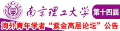 欧美大黑鸡巴尻逼视频南京理工大学第十四届海外青年学者紫金论坛诚邀海内外英才！